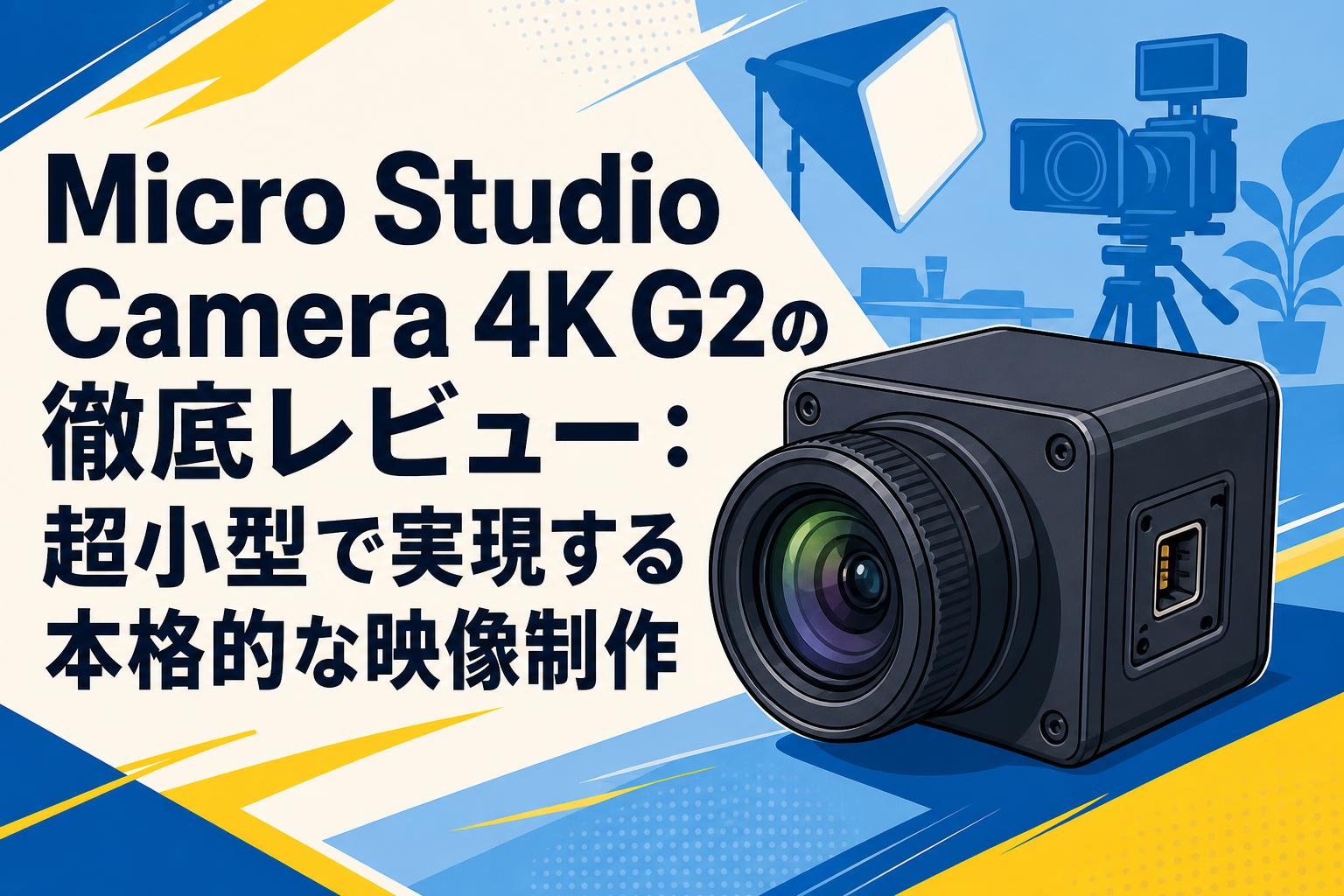 Micro Studio Camera 4K G2の徹底レビュー：超小型で実現する本格的な
