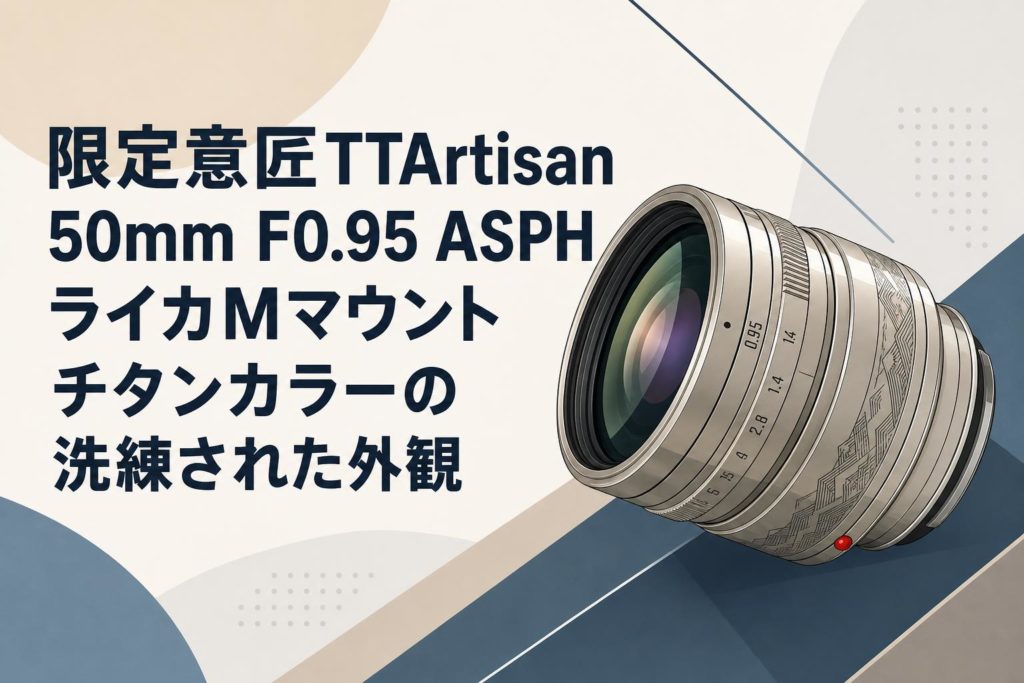 限定意匠TTArtisan 50mm F0.95 ASPH ライカMマウント チタンカラーの