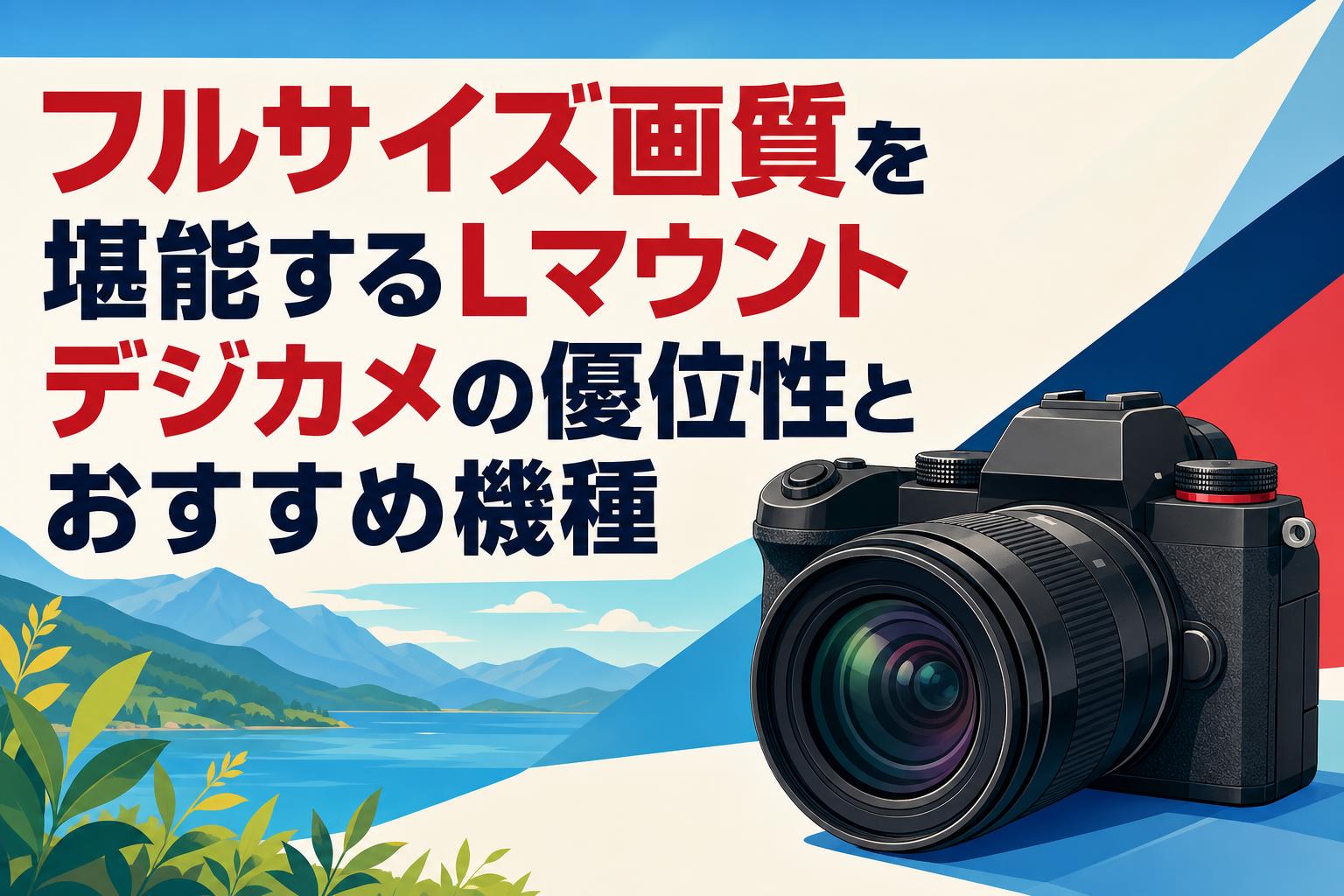 フルサイズ画質を堪能するLマウント デジカメの優位性とおすすめ機種 