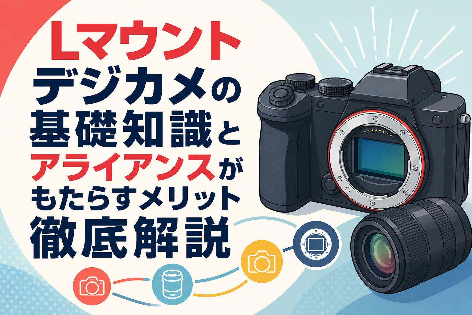 Lマウント デジカメの基礎知識とアライアンスがもたらすメリット徹底