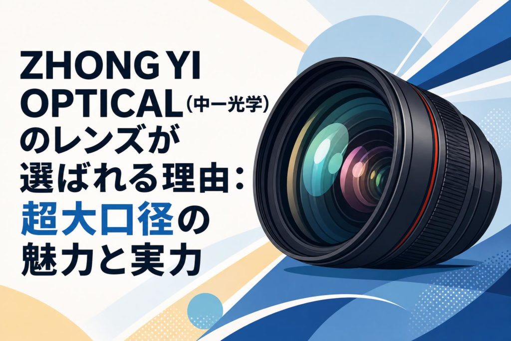 ZHONG YI OPTICAL（中一光学）のレンズが選ばれる理由：超大口径の魅力