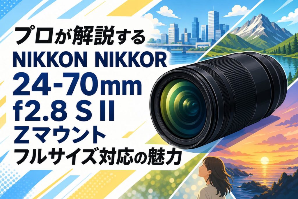 プロが解説するNIKKON NIKKOR 24-70mm f2.8 S II Zマウントフルサイズ