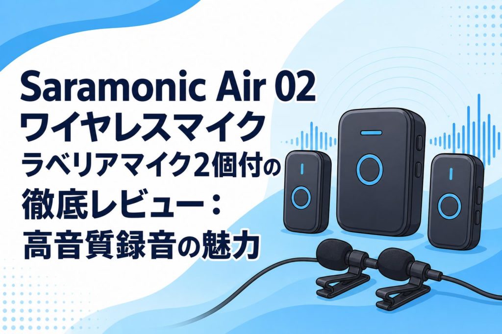Saramonic Air 02 ワイヤレスマイク ラベリアマイク2個付の徹底