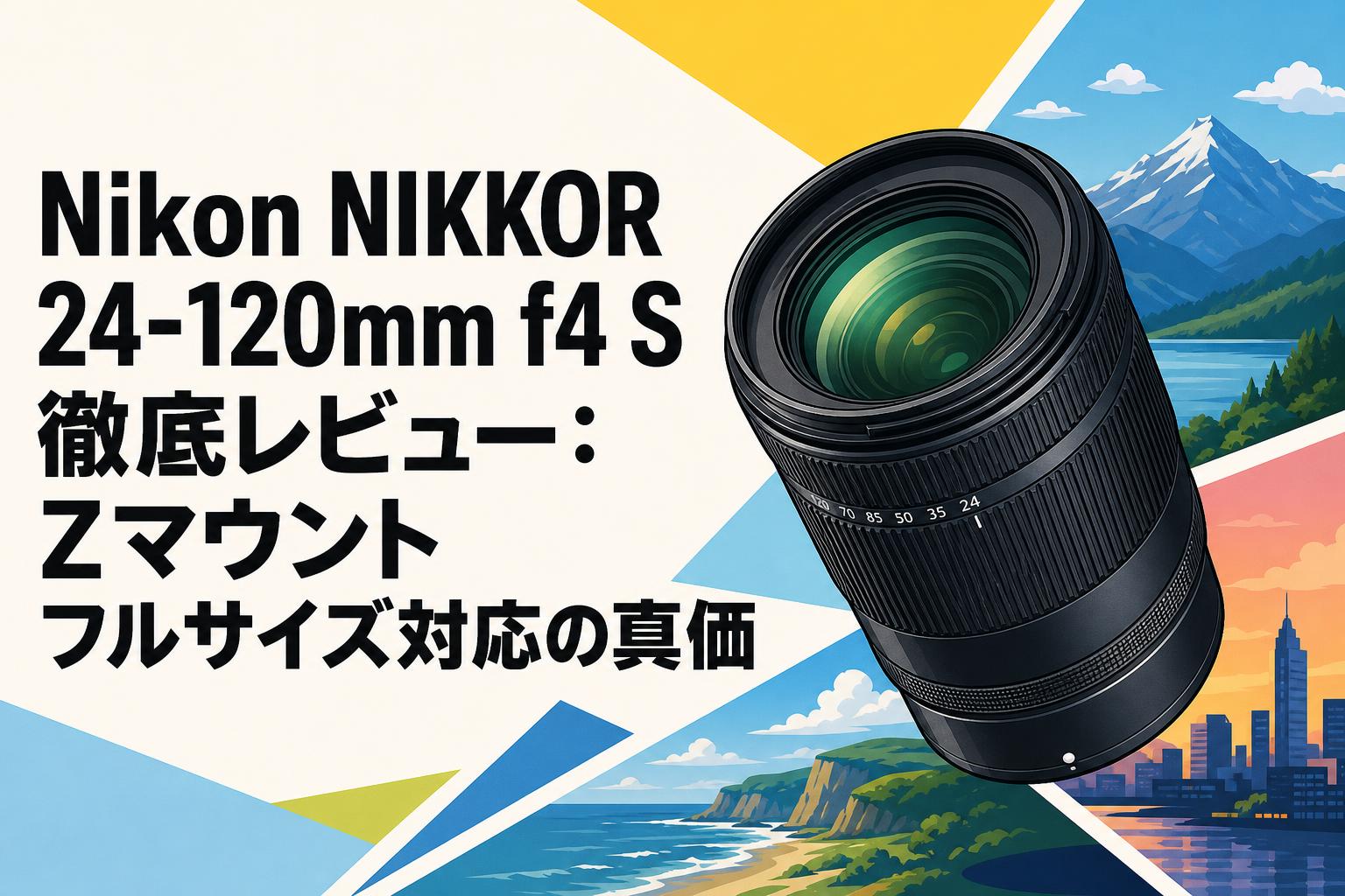 Nikon NIKKOR 24-120mm f4 S 徹底レビュー：Zマウント フルサイズ対応