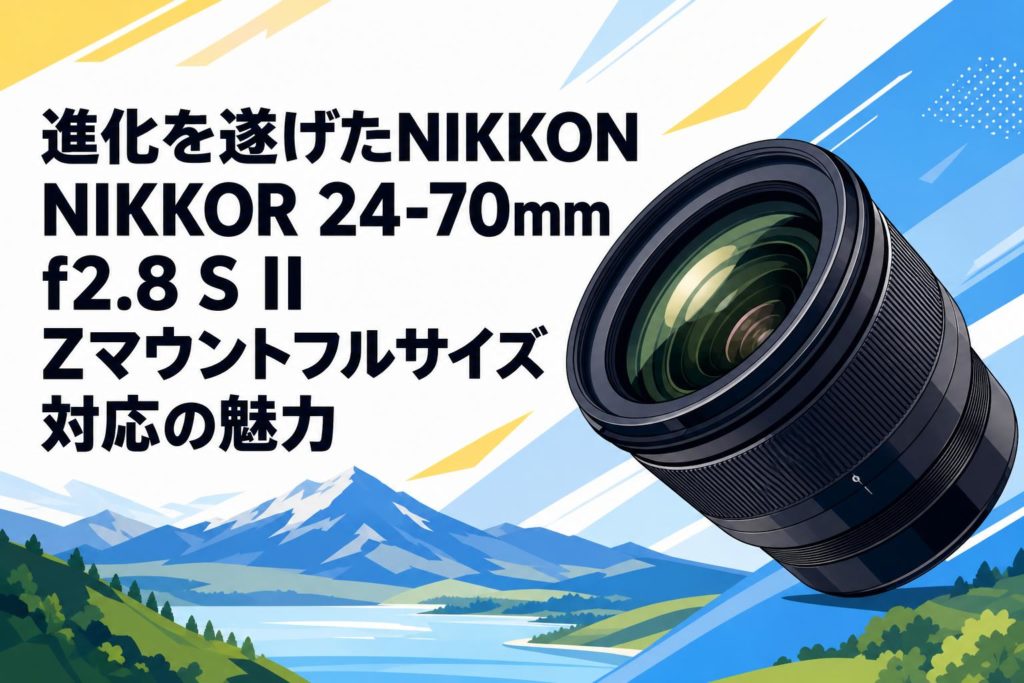 進化を遂げたNIKKON NIKKOR 24-70mm f2.8 S II Zマウントフルサイズ