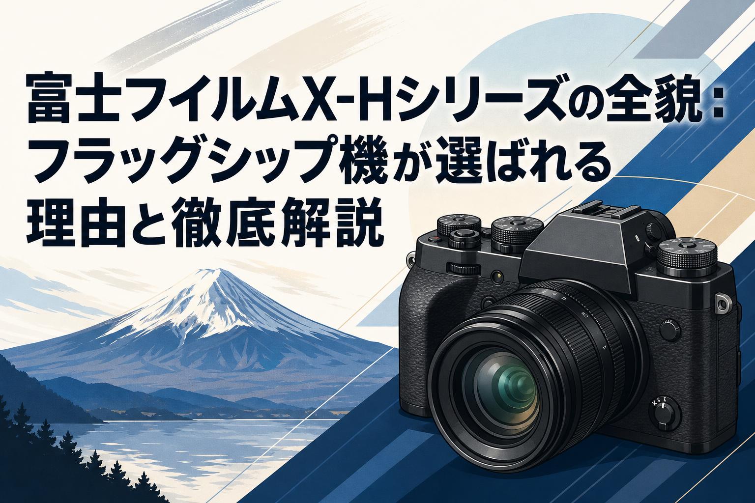 富士フイルムX-Hシリーズの全貌：フラッグシップ機が選ばれる理由と