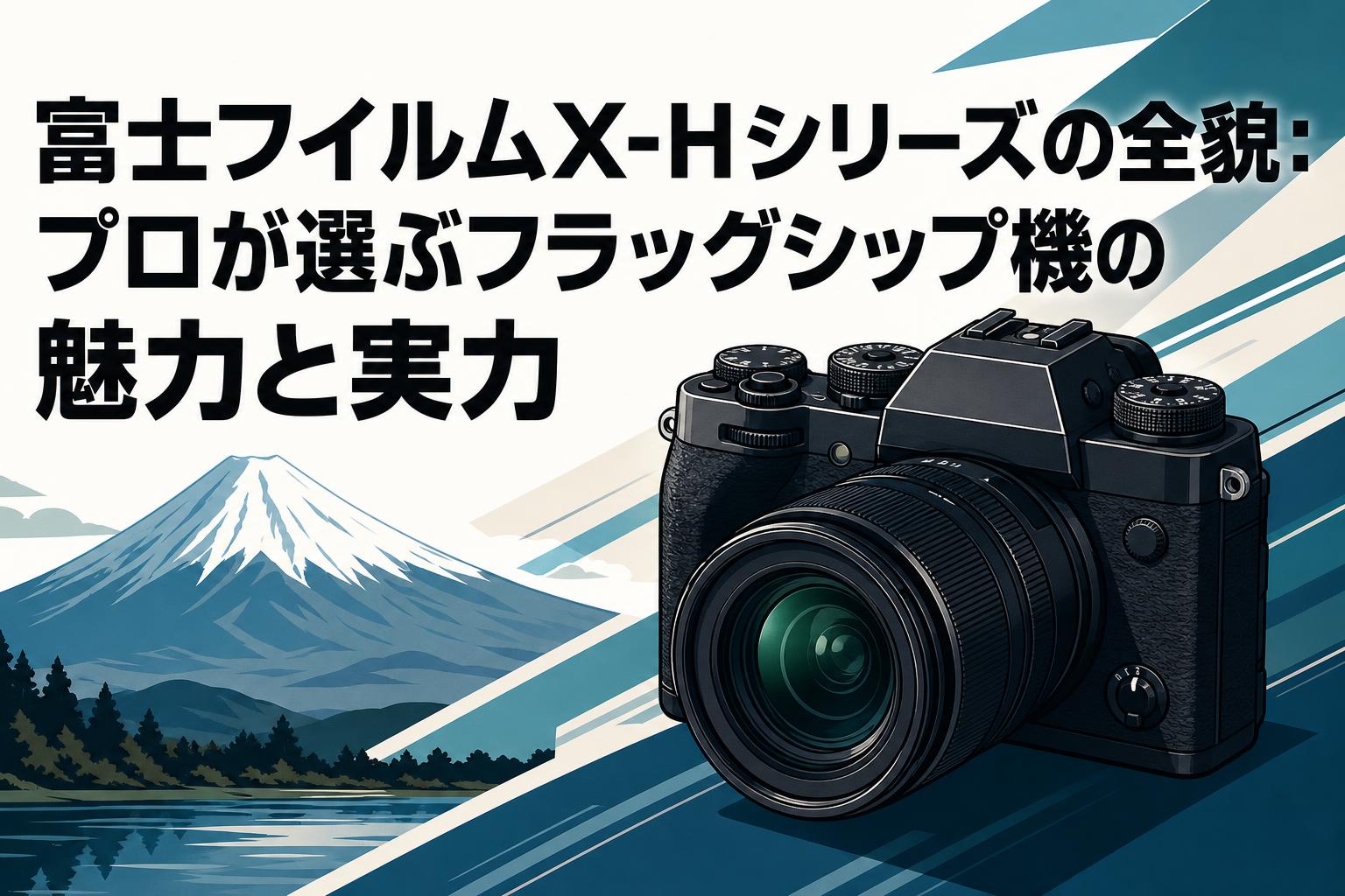 富士フイルムX-Hシリーズの全貌：プロが選ぶフラッグシップ機の魅力と