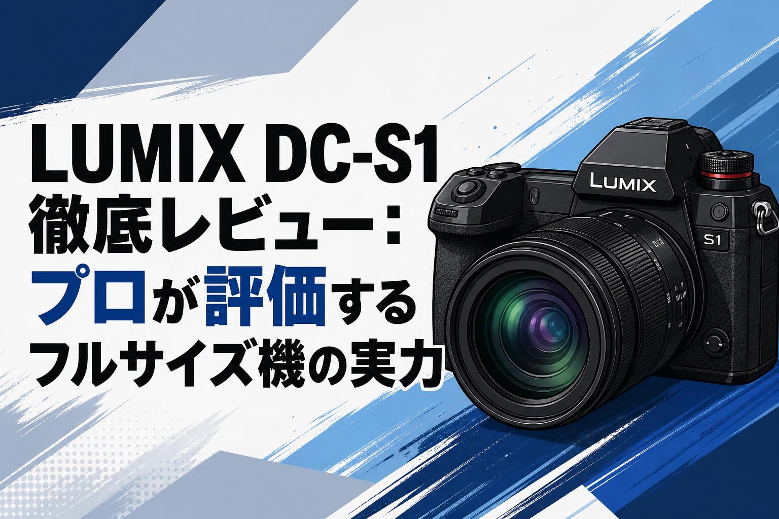 LUMIX DC-S1徹底レビュー：プロが評価するフルサイズ機の実力 | PANDA
