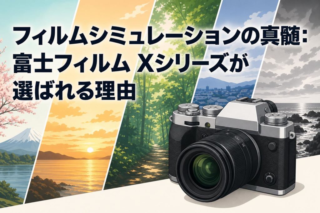 フィルムシミュレーションの真髄:富士フィルム Xシリーズが選ばれる フィルムシミュレーションの真髄:富士フィルム Xシリーズが選ばれる