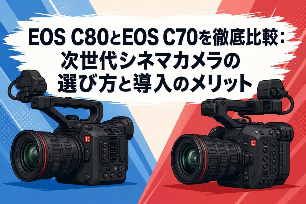 EOS C80とEOS C70を徹底比較：次世代シネマカメラの選び方と導入の
