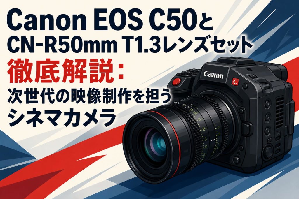 Canon EOS C50とCN-R50mm T1.3レンズセット徹底解説：次世代の映像制作
