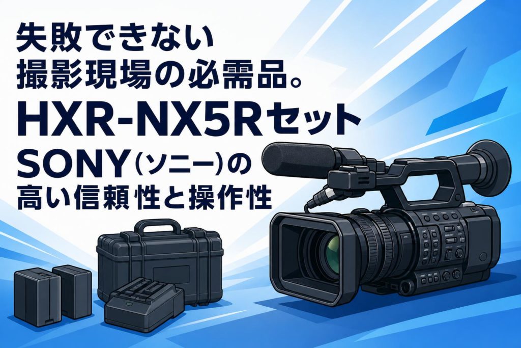 失敗できない撮影現場の必需品。HXR-NX5Rセット SONY（ソニー）の高い