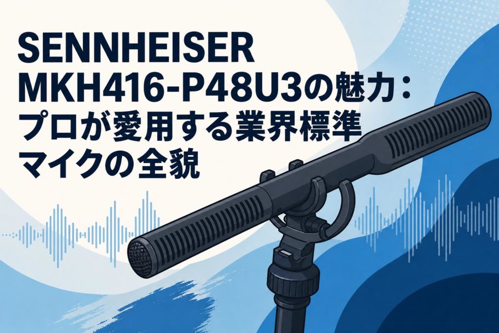 SENNHEISER MKH416-P48U3の魅力：プロが愛用する業界標準マイクの全貌