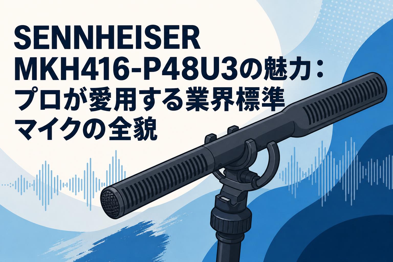 SENNHEISER MKH416-P48U3の魅力：プロが愛用する業界標準マイクの全貌