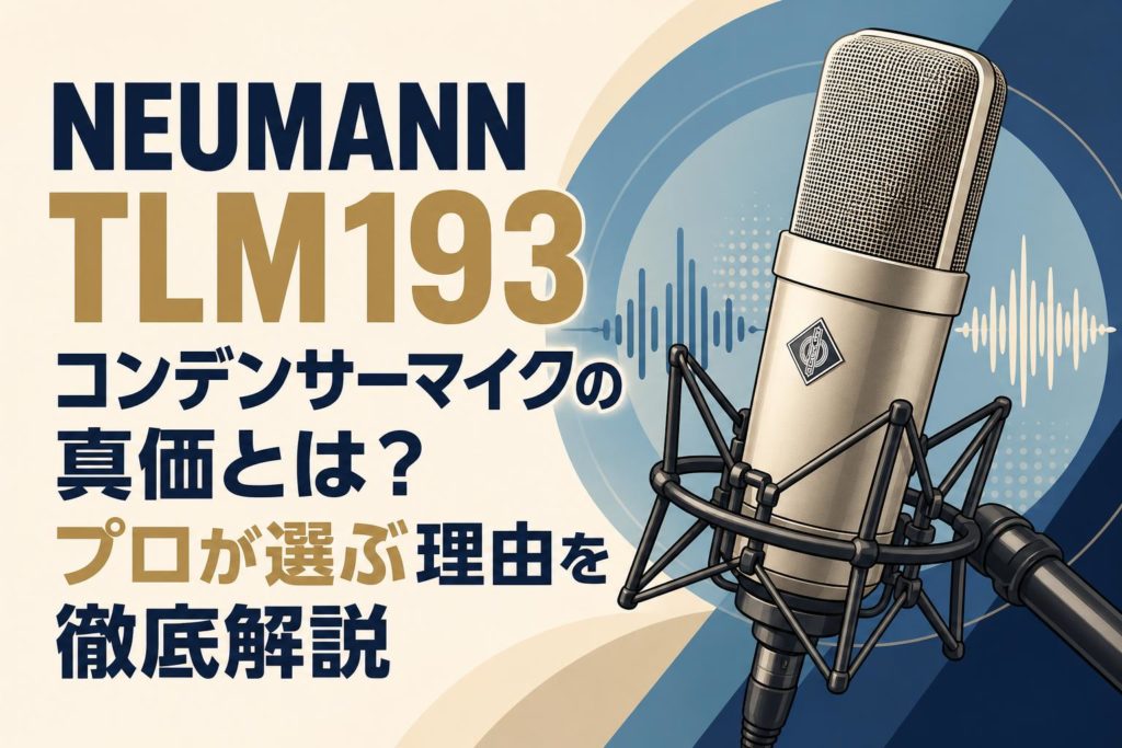 NEUMANN TLM193 コンデンサーマイクの真価とは？プロが選ぶ理由を徹底