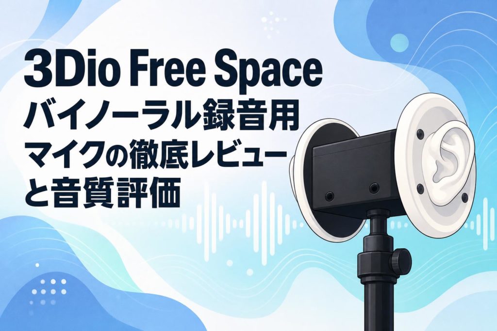 3Dio Free Space バイノーラル録音用マイクの徹底レビューと音質評価