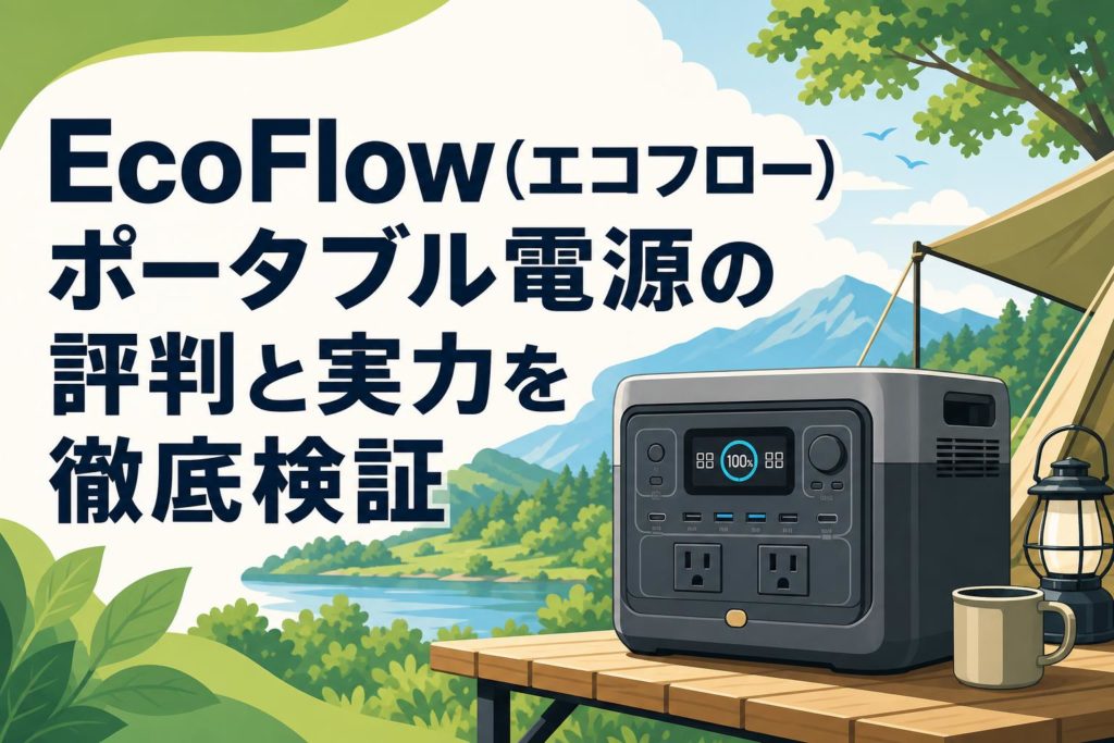 EcoFlow（エコフロー）ポータブル電源の評判と実力を徹底検証 | PANDA