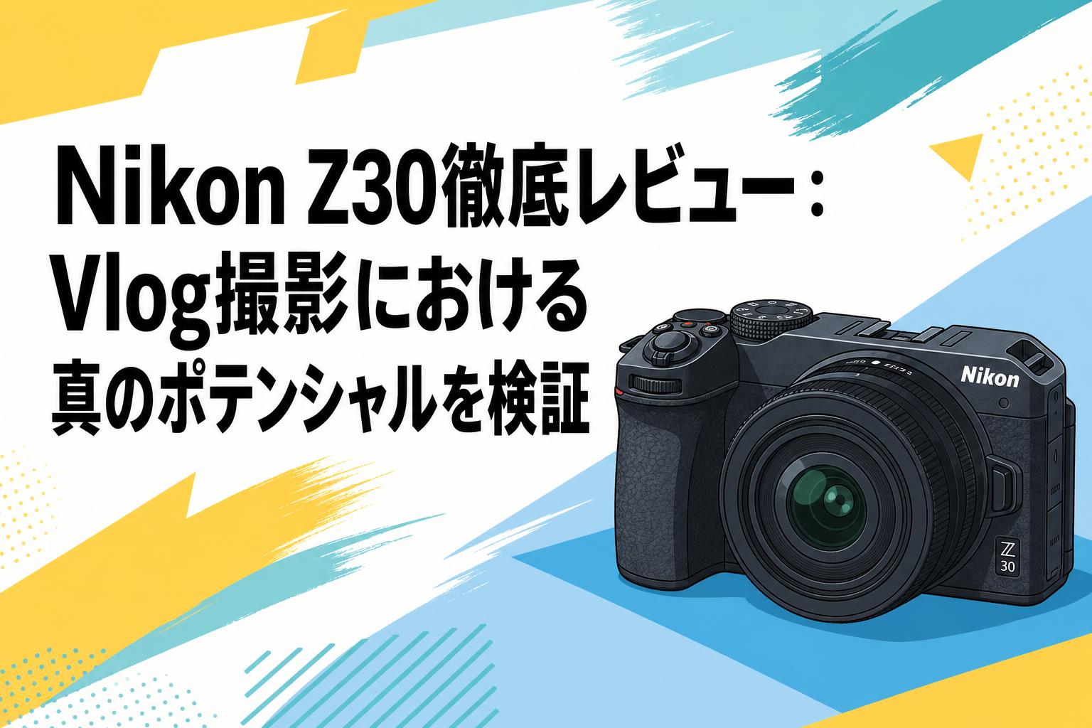 Nikon Z30徹底レビュー：Vlog撮影における真のポテンシャルを検証