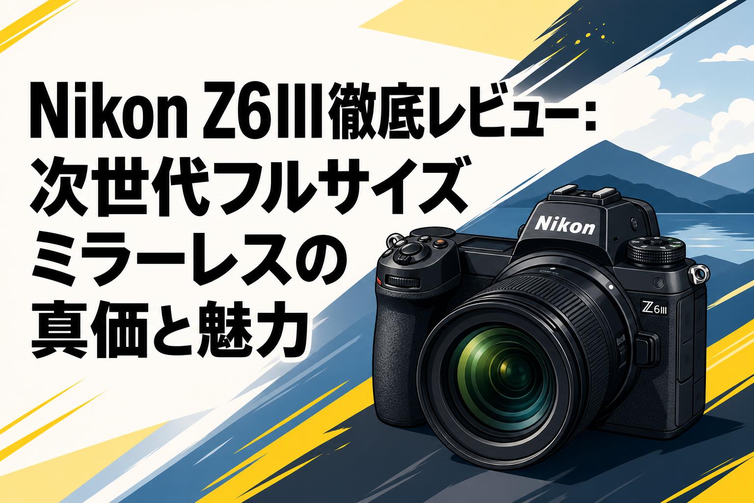 Nikon Z6III徹底レビュー：次世代フルサイズミラーレスの真価と魅力