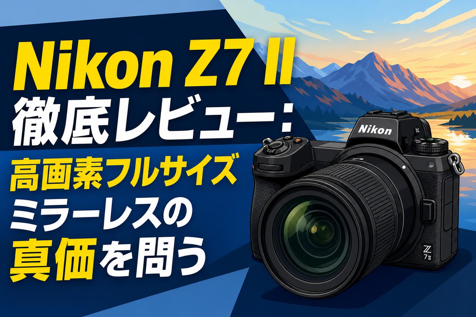 Nikon Z7 II 徹底レビュー：高画素フルサイズミラーレスの真価を問う