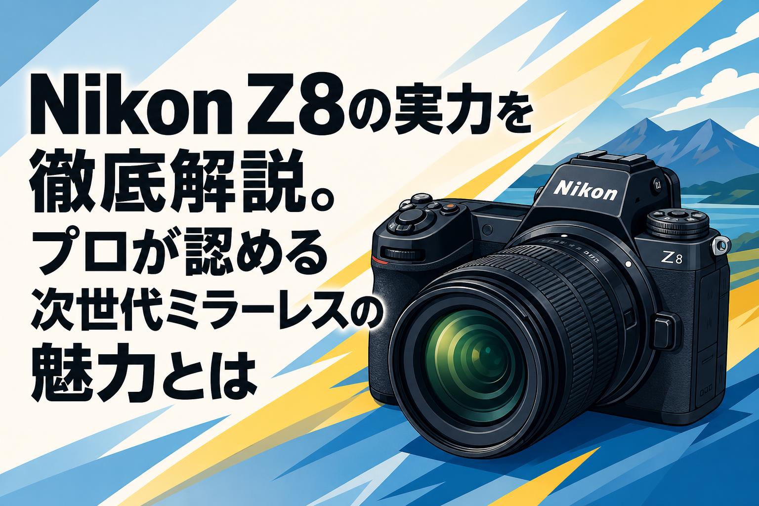 Nikon Z8の実力を徹底解説。プロが認める次世代ミラーレスの魅力とは