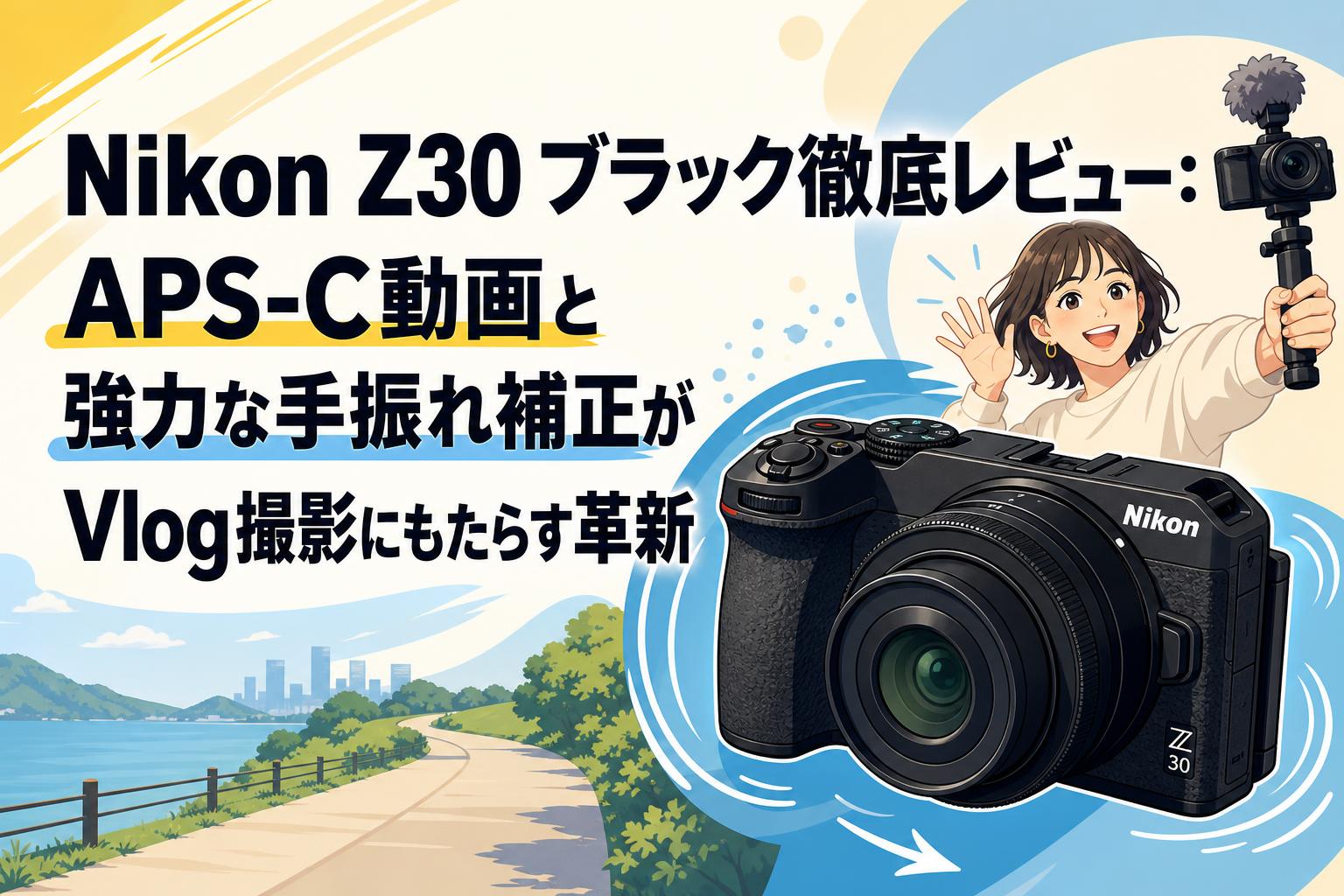 Nikon Z30 ブラック徹底レビュー：APS-C動画と強力な手振れ補正がVlog