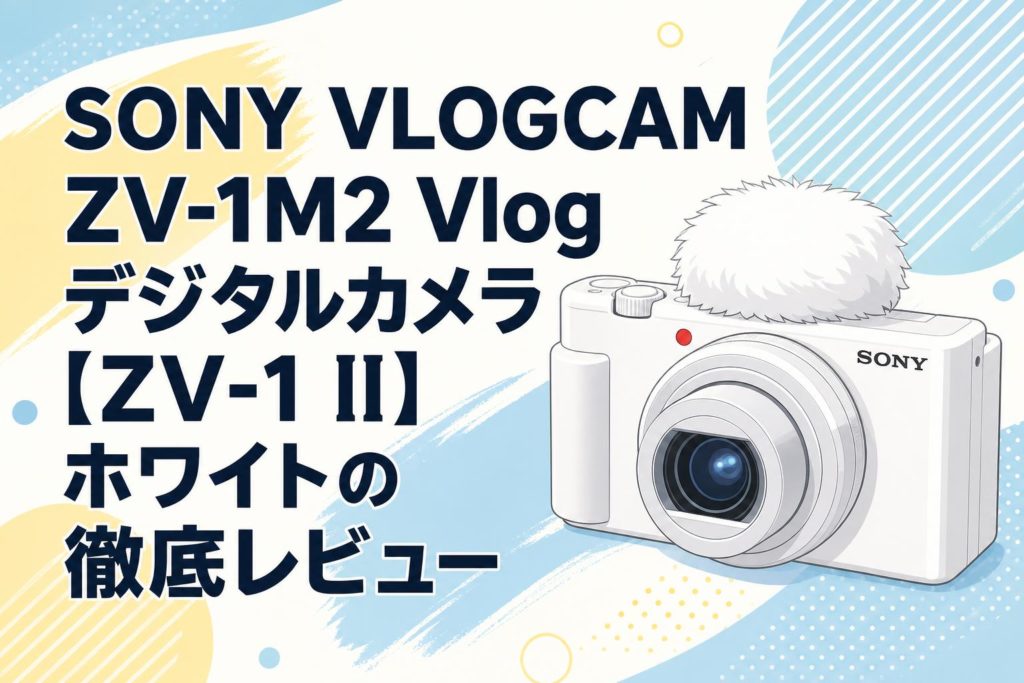 SONY VLOGCAM ZV-1M2 Vlog デジタルカメラ【ZV-1 II】ホワイトの徹底