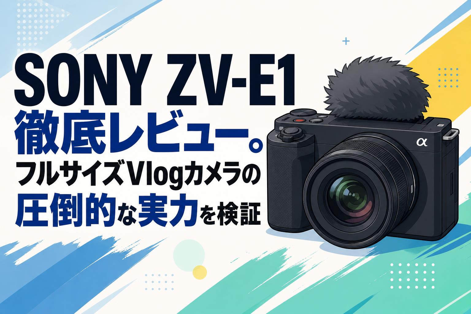 【美品】SONY ZV-E1 ボディのみ｜動作確認済み｜フルサイズVLOG機 SONY ZV-E1徹底レビュー。フルサイズVlogカメラの圧倒的な実力を検証