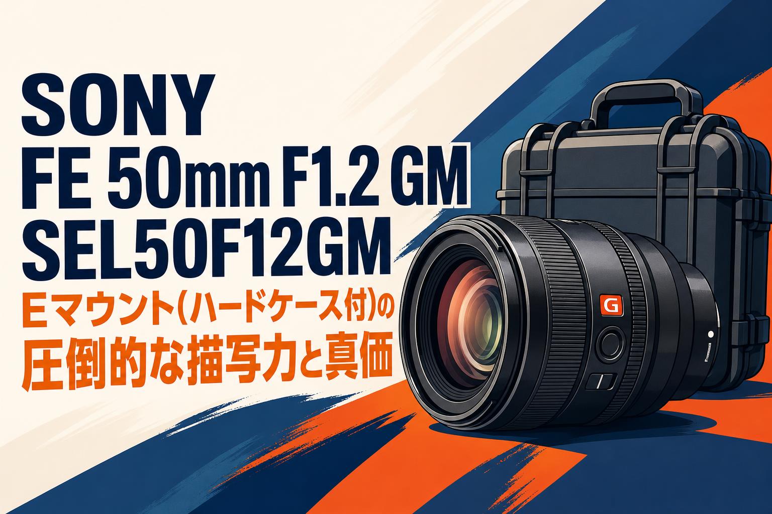 SONY FE 50mm F1.2 GM SEL50F12GM Eマウント(ハードケ－ス付)の圧倒的
