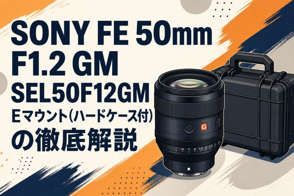 SONY FE 50mm F1.2 GM SEL50F12GM Eマウント(ハードケ－ス付)の徹底