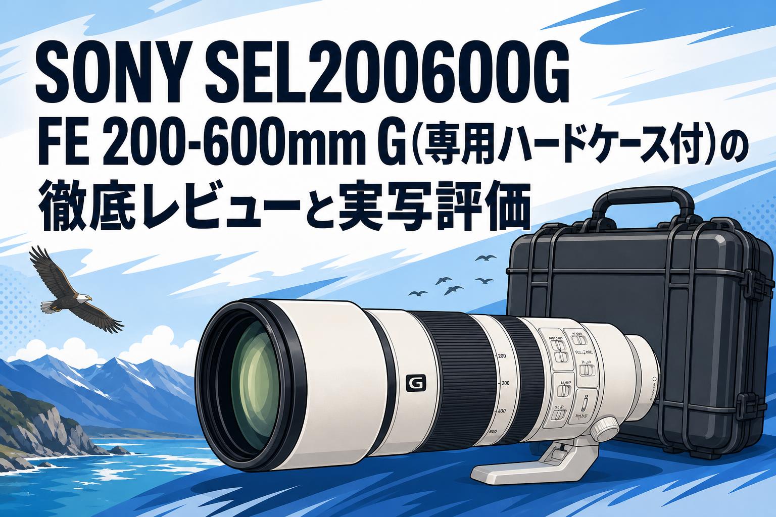 SONY SEL200600G FE 200-600mm G(専用ハードケース付)の徹底レビューと
