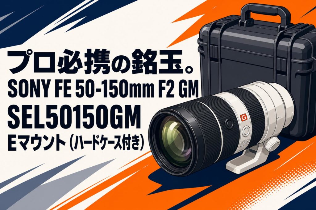 プロ必携の銘玉。SONY FE 50-150mm F2 GM SEL50150GM Eマウント