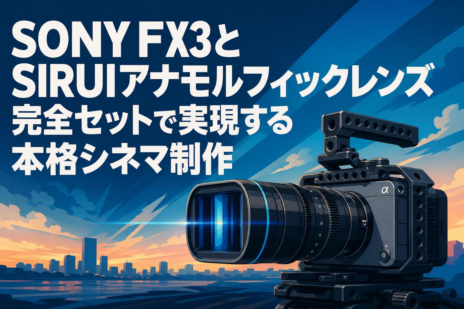SONY FX3とSIRUIアナモルフィックレンズ完全セットで実現する本格