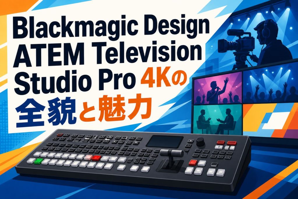 Blackmagic Design ATEM Television Studio Pro 4Kの全貌と魅力