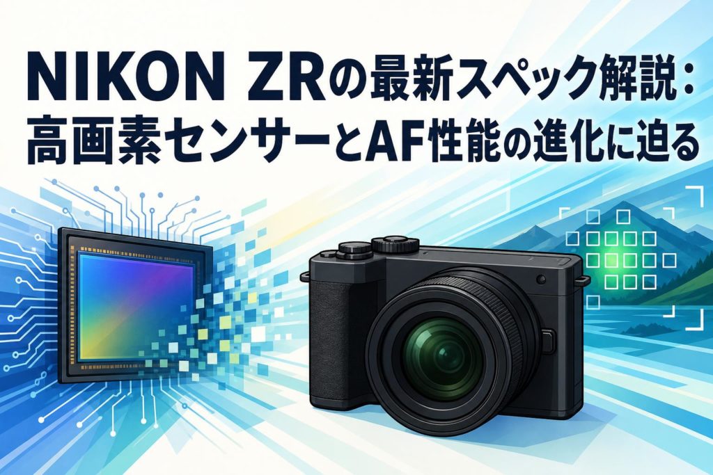 NIKON ZRの最新スペック解説：高画素センサーとAF性能の進化に迫る