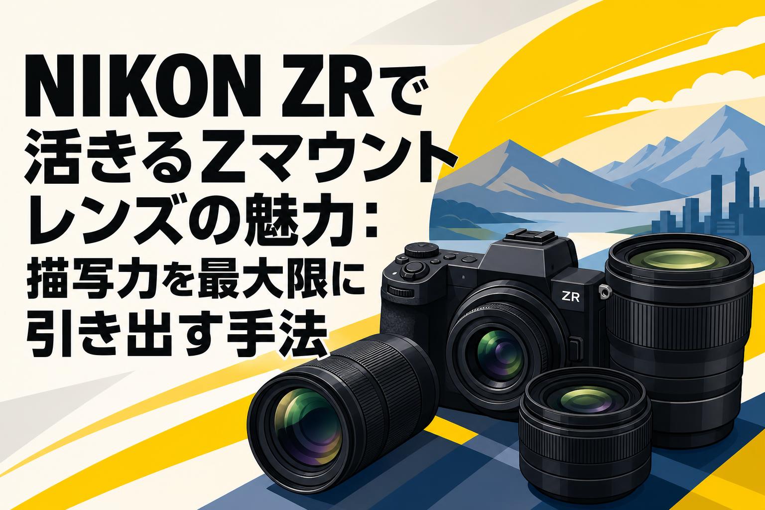 NIKON ZRで活きるZマウントレンズの魅力：描写力を最大限に引き出す
