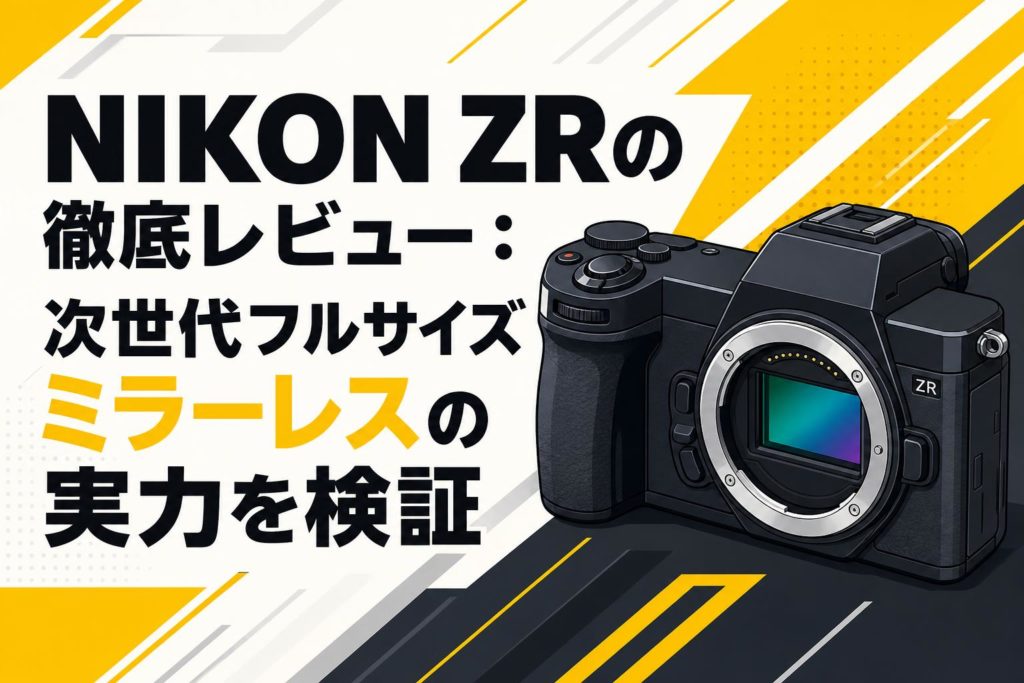 NIKON ZRの徹底レビュー：次世代フルサイズミラーレスの実力を検証