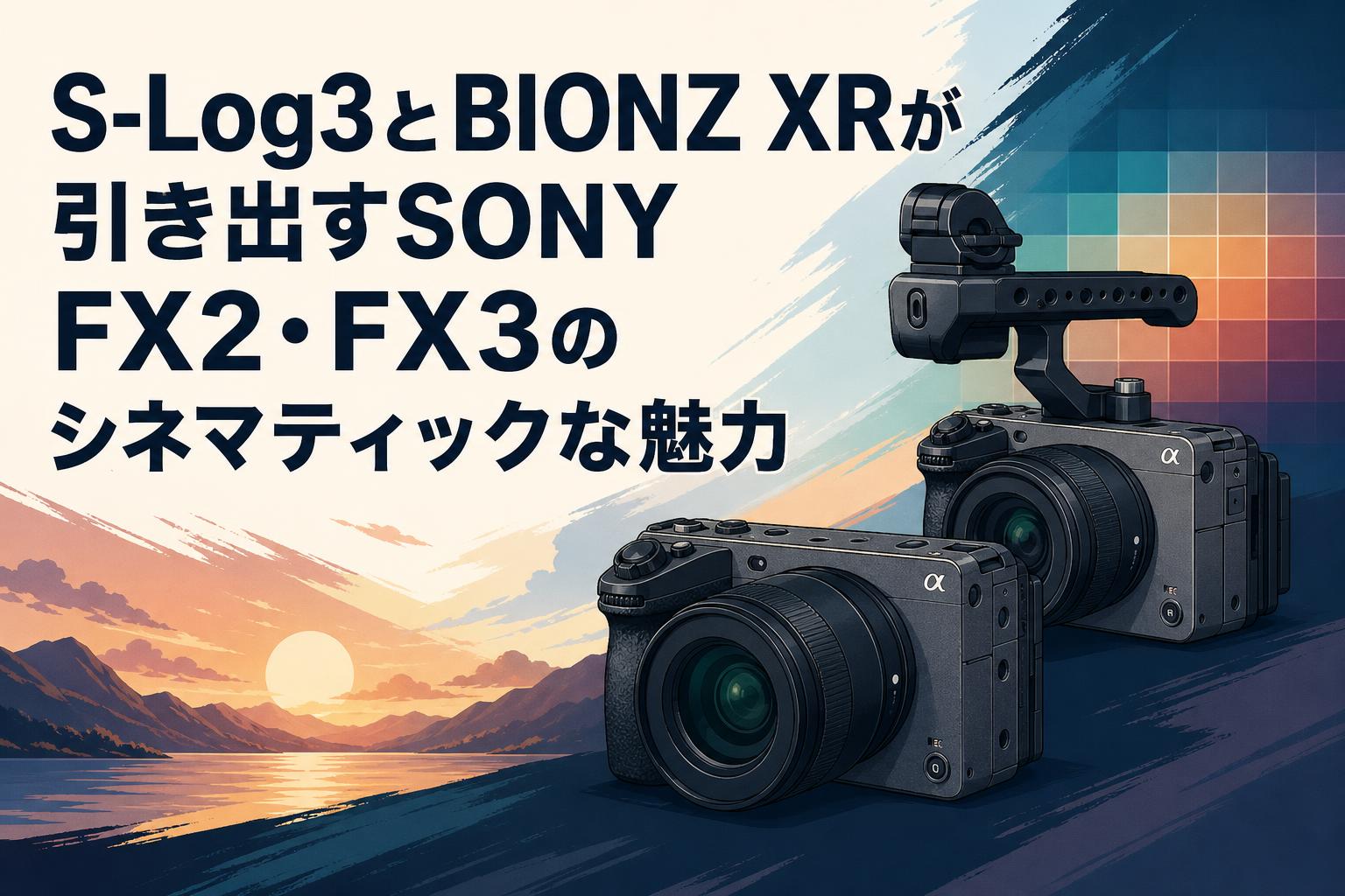 S-Log3とBIONZ XRが引き出すSONY FX2・FX3のシネマティックな魅力