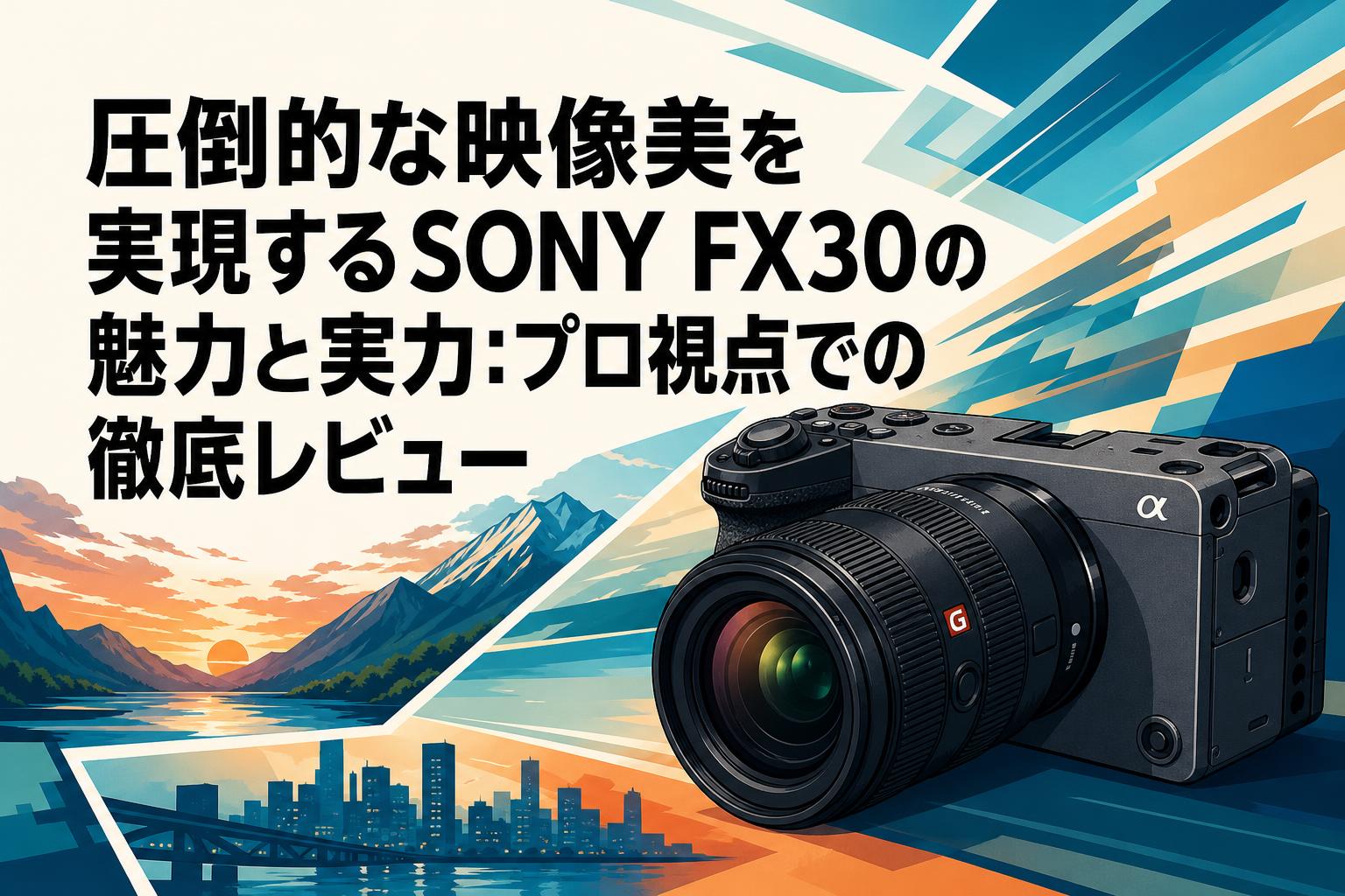 圧倒的な映像美を実現するSONY FX30の魅力と実力：プロ視点での徹底
