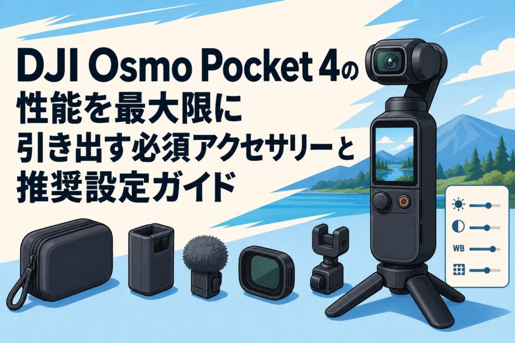 美品★DJI OsmoPocket 本体＋アクセサリーセット（箱あり）動作確認済 DJI Osmo Action 5 Pro アクセサリーセット レンタル | デジタル機器