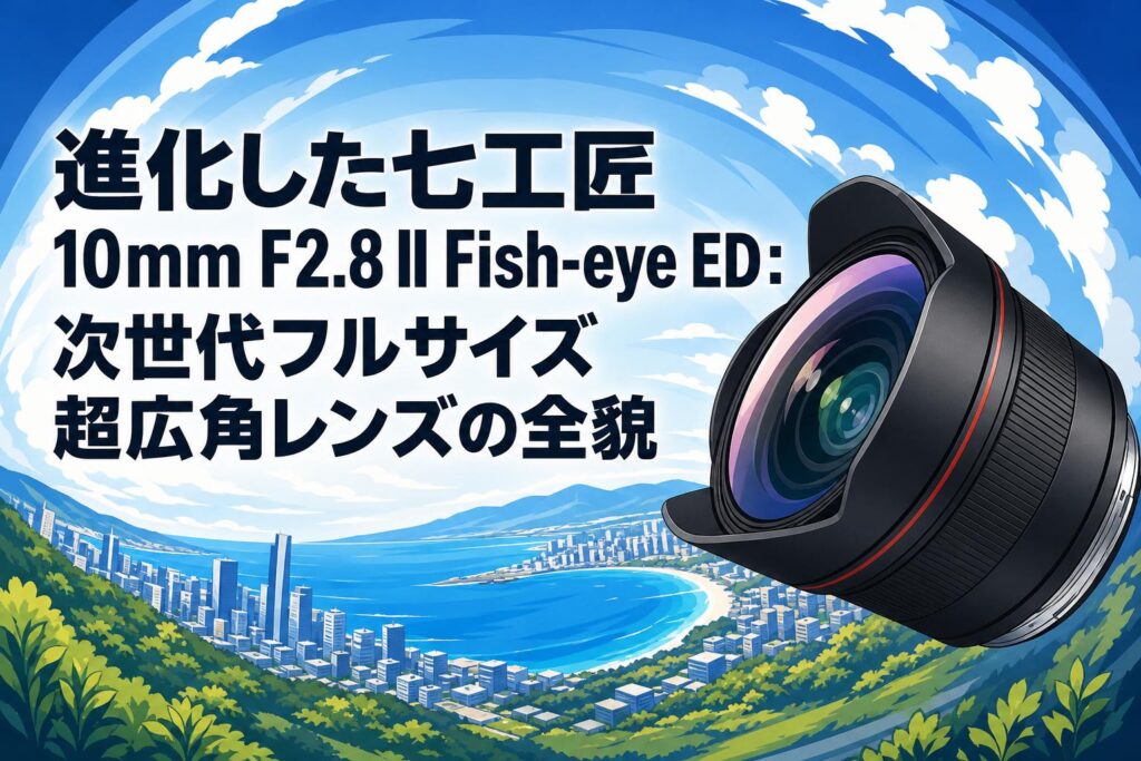 進化した七工匠 10mm F2.8 II Fish-eye ED：次世代フルサイズ超広角