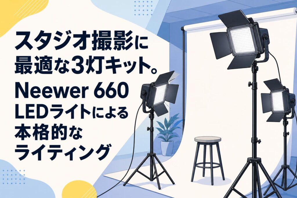 NEEWER 660 LEDライト 三脚 動作確認済み NEEWER 2パック 二色660 LEDビデオライトキット – NEEWER.JP