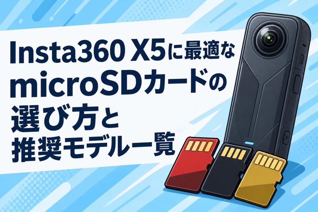 Insta360 X5に最適なmicroSDカードの選び方と推奨モデル一覧 | PANDA