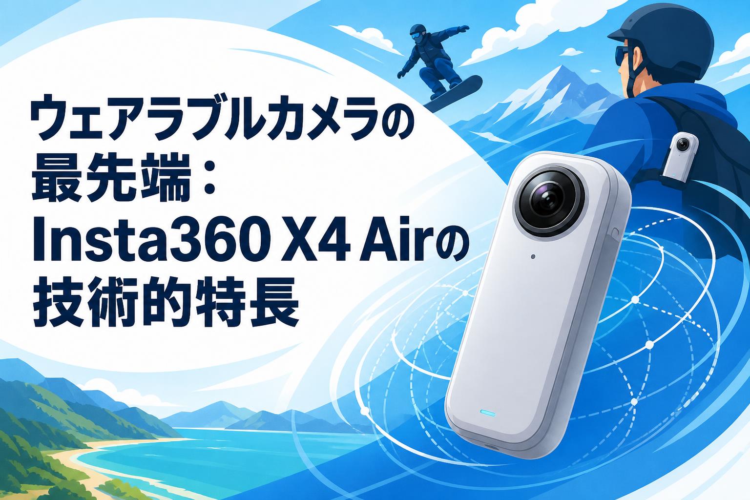 ウェアラブルカメラの最先端：Insta360 X4 Airの技術的特長 | PANDA