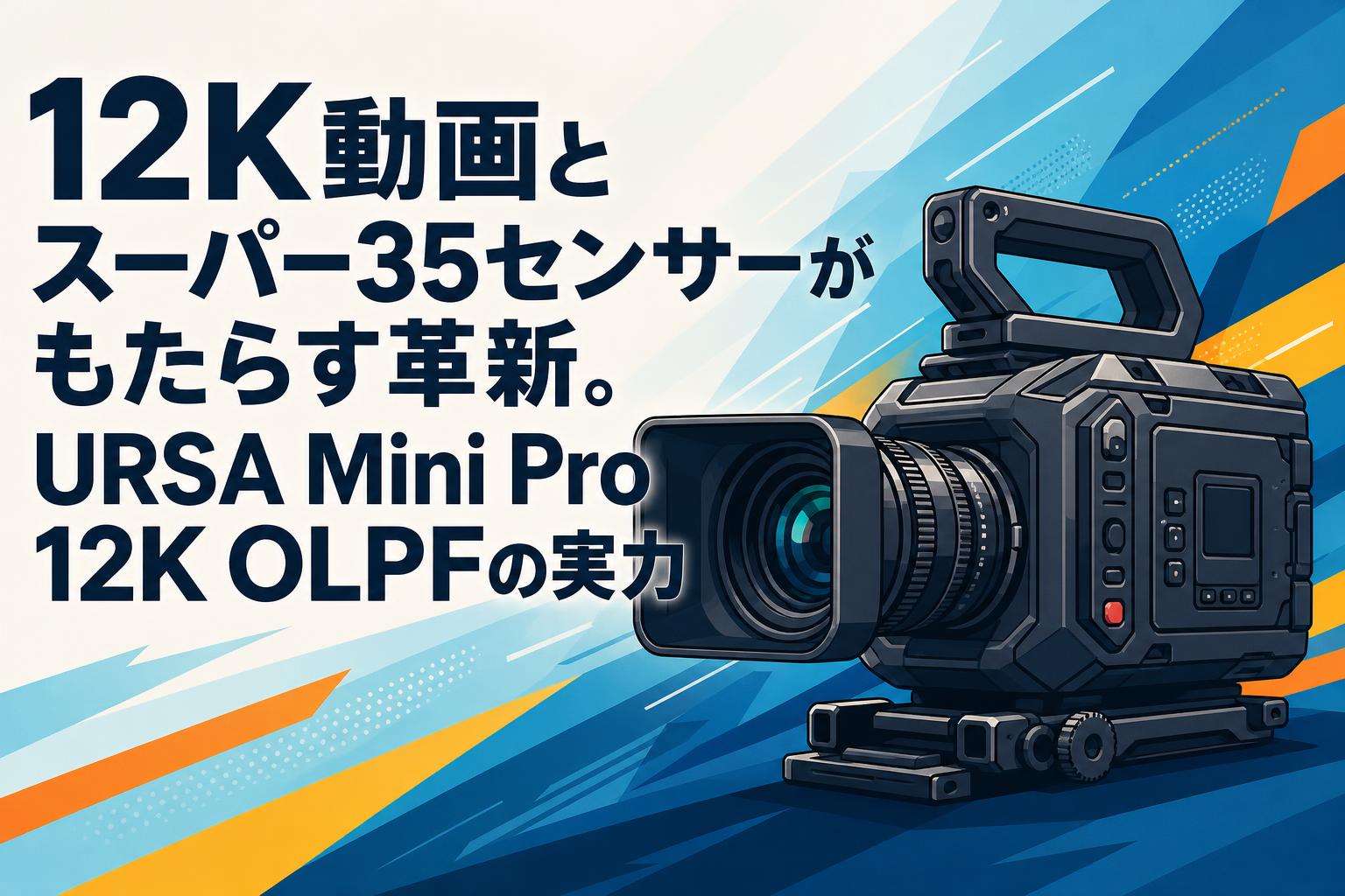 12K動画とスーパー35センサーがもたらす革新。URSA Mini Pro 12K OLPFの実力 | PANDA TIMES（パンダタイムス）
