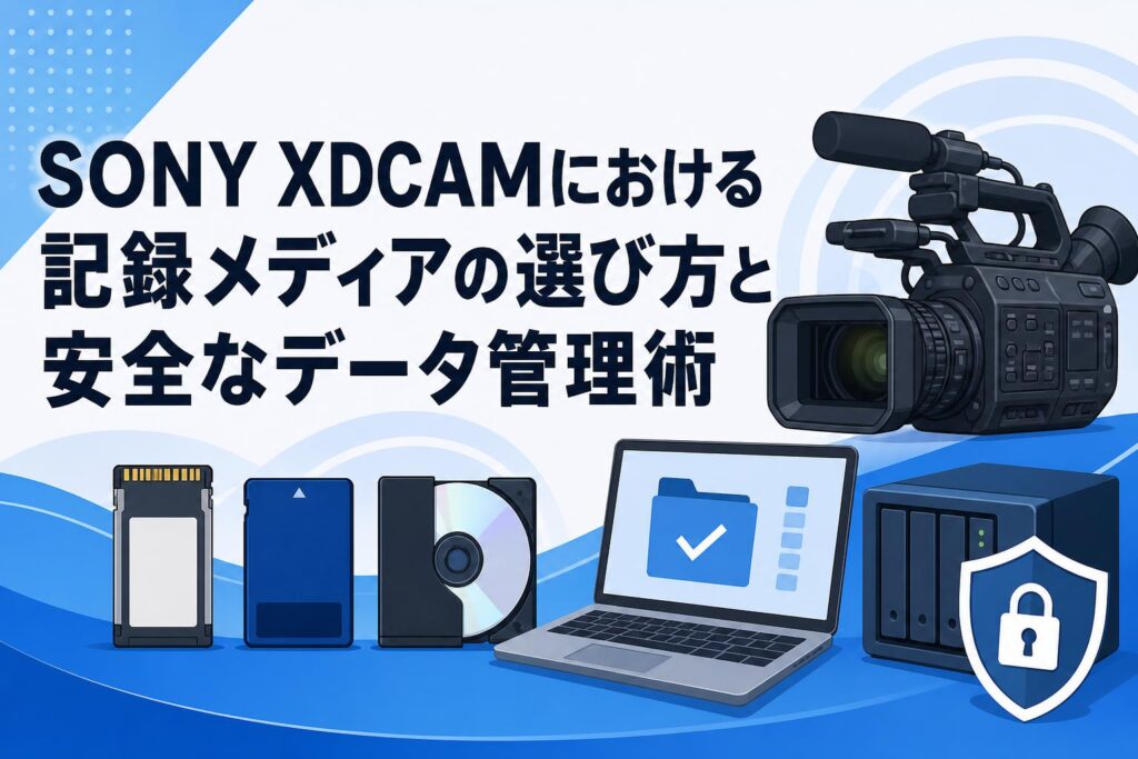SONY XDCAMにおける記録メディアの選び方と安全なデータ管理術 | PANDA
