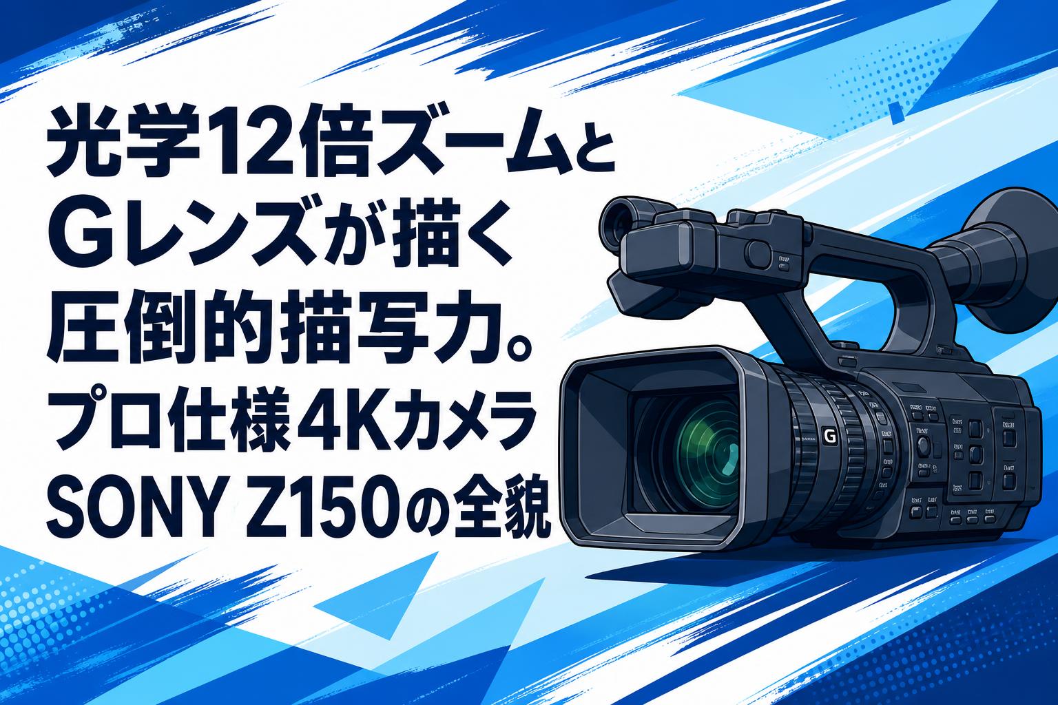 光学12倍ズームとGレンズが描く圧倒的描写力。プロ仕様4KカメラSONY