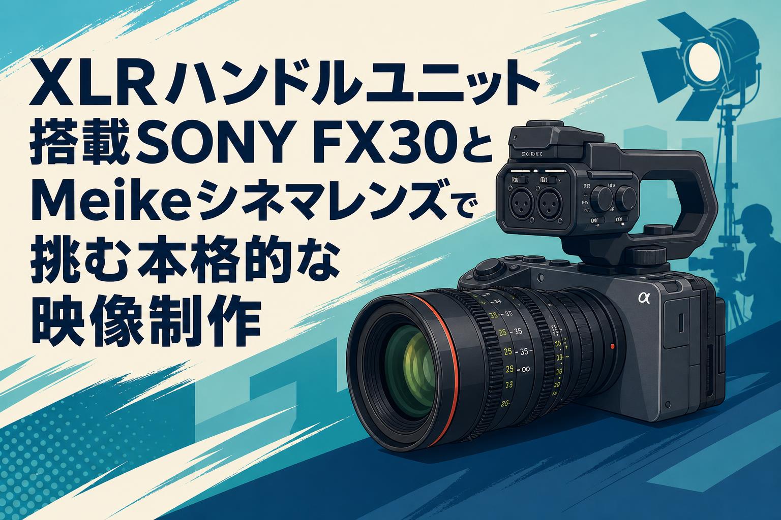 SONY FX30 シネマカメラ Sony Cinema Line | FX30 Super 35 Camera with XLR handle unit