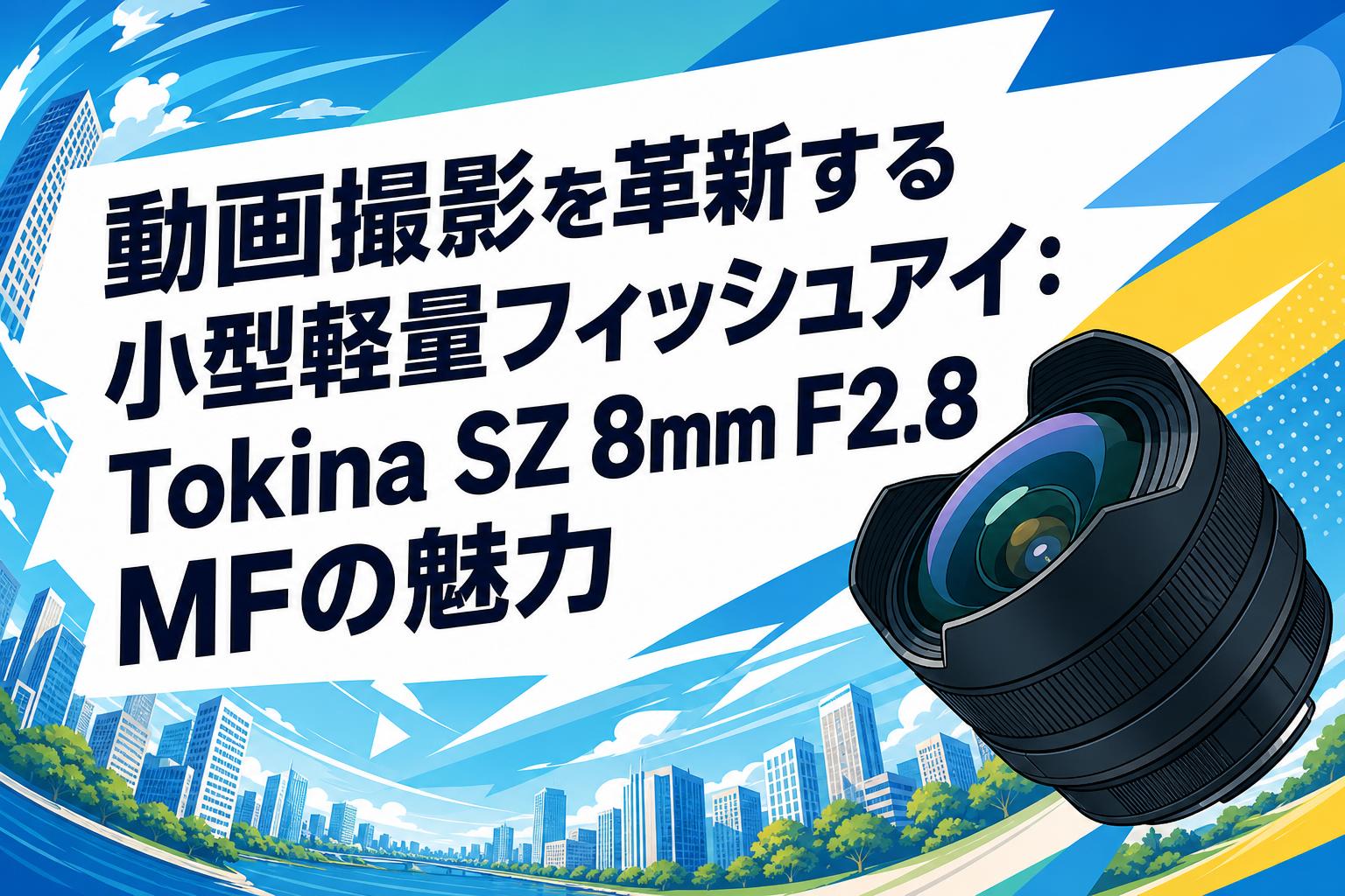 動画撮影を革新する小型軽量フィッシュアイ：Tokina SZ 8mm F2.8 MFの