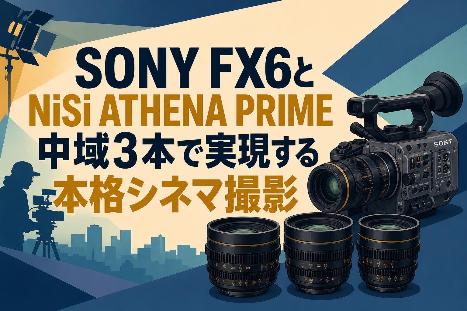 SONY FX6とNiSi ATHENA PRIME中域3本で実現する本格シネマ撮影 | PANDA SONY FX6とNiSi ATHENA PRIME中域3本で実現する本格シネマ撮影 | PANDA